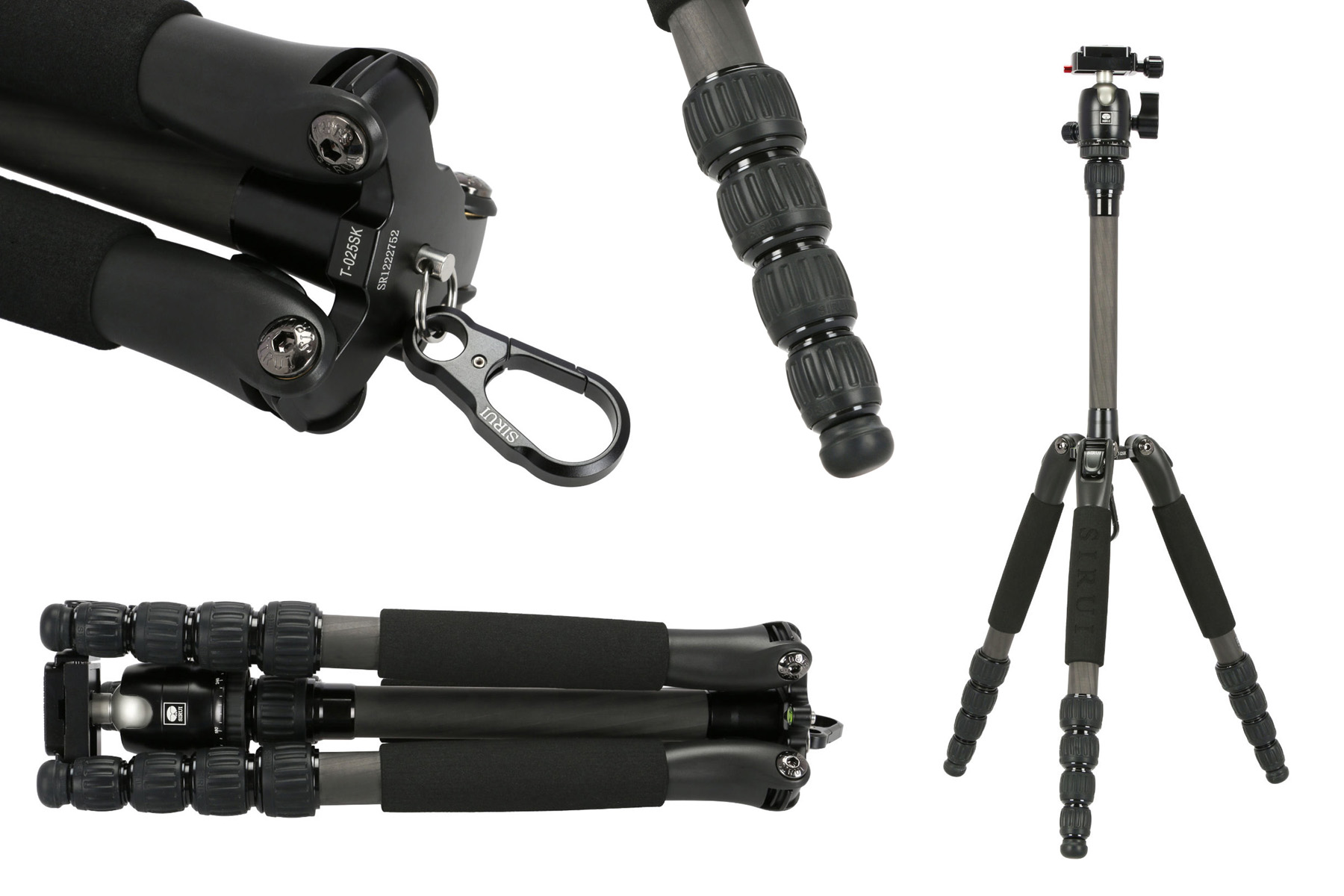 Sirui T-025SK Carbon Fiber Tripod With B-00K Ball Head - Rambo Estrada ...